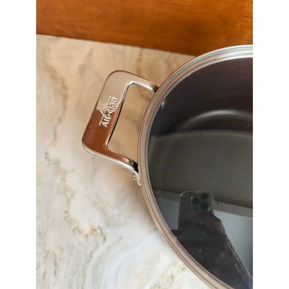 All-Clad Essentials 4 Qt Covered Saucepan
